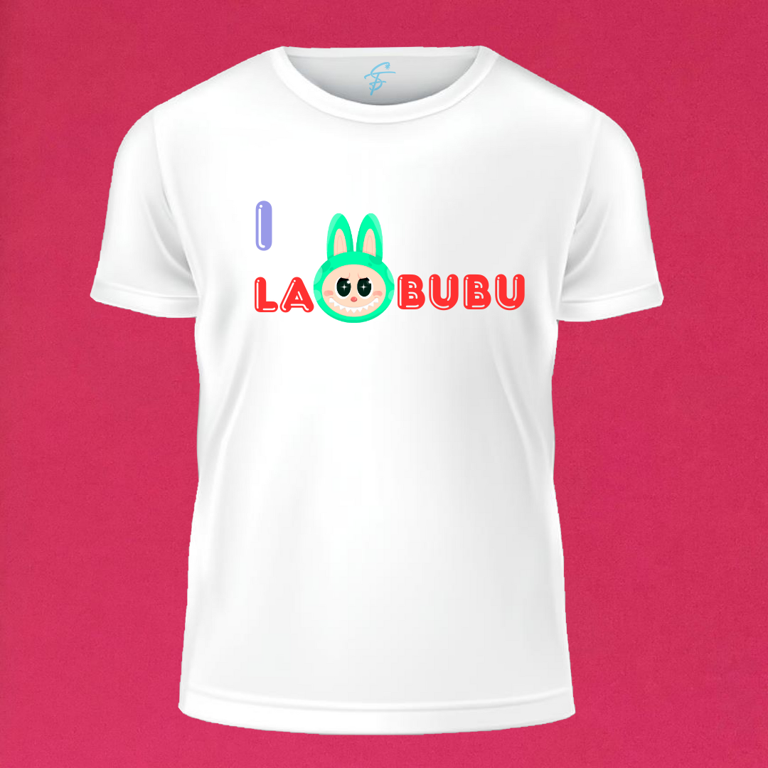 I LOVE LABUBU! T-Shirt, 100% Cotton